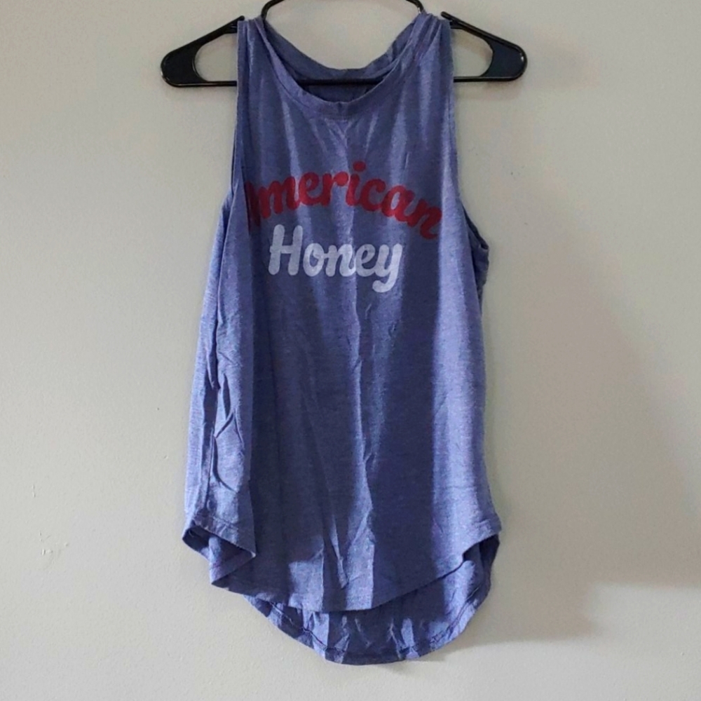 Blue American Honey Tank Top
